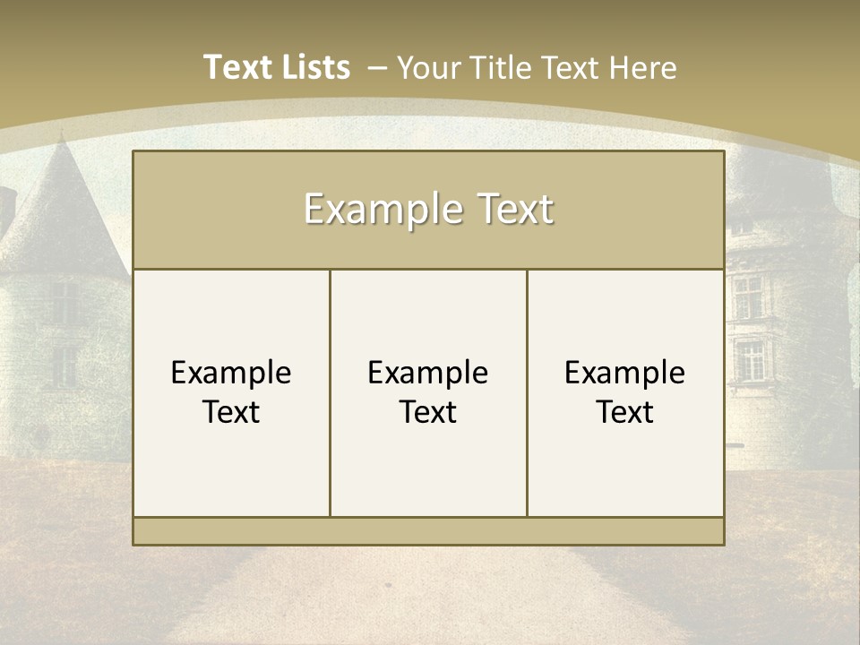 Picture Flower Scenic PowerPoint Template