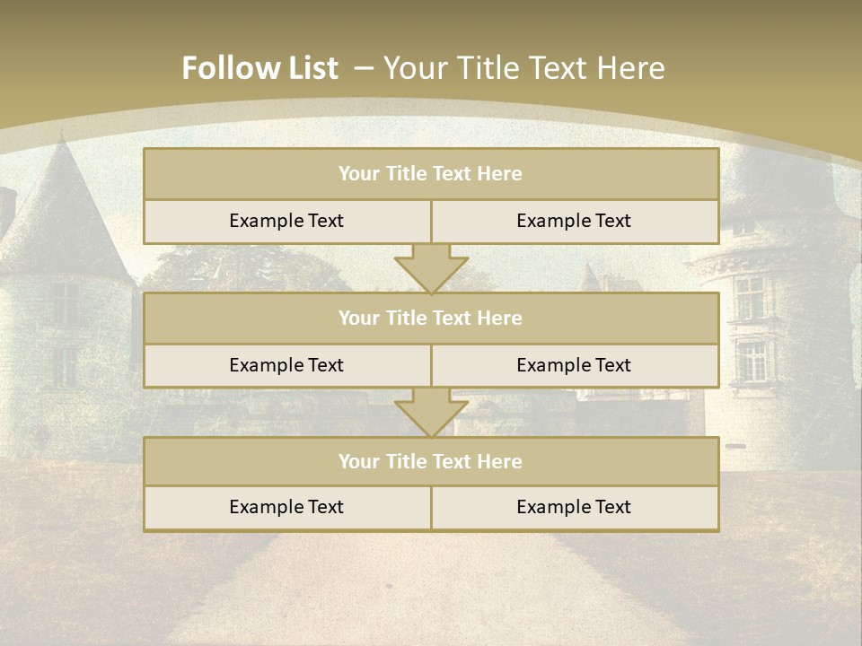 Picture Flower Scenic PowerPoint Template