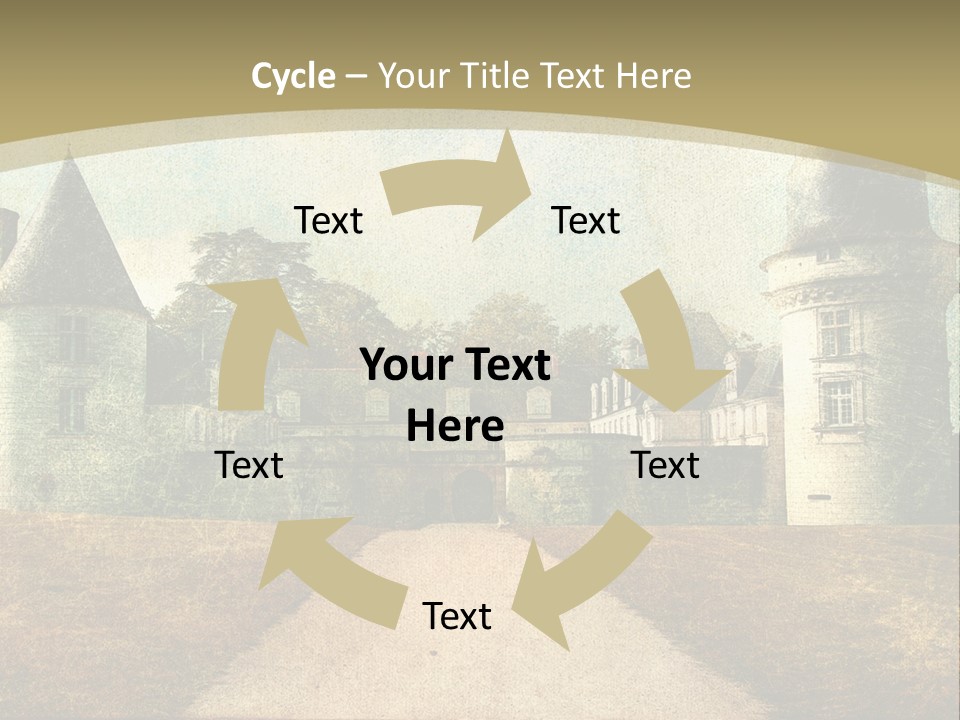 Picture Flower Scenic PowerPoint Template