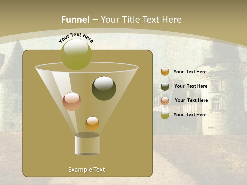Picture Flower Scenic PowerPoint Template