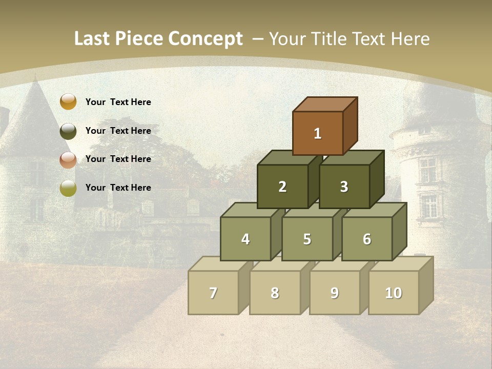 Picture Flower Scenic PowerPoint Template