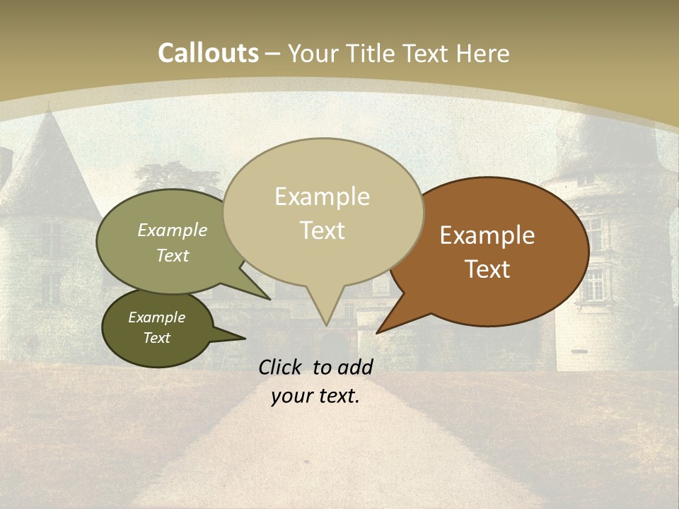 Picture Flower Scenic PowerPoint Template