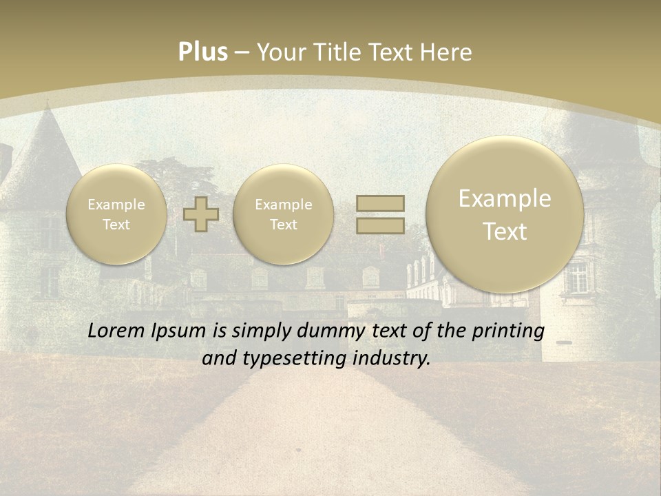 Picture Flower Scenic PowerPoint Template