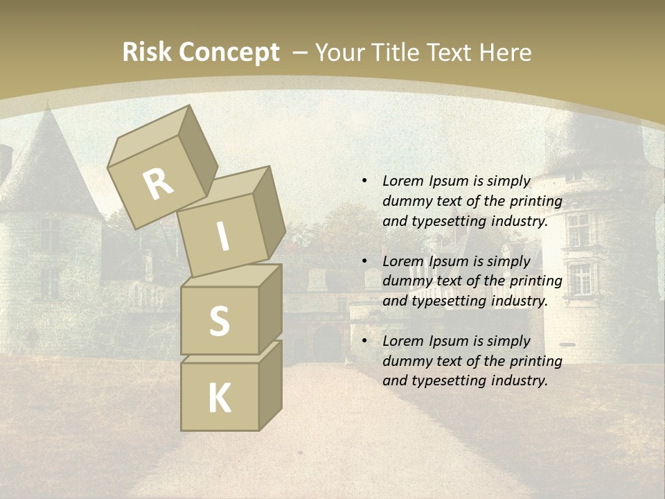 Picture Flower Scenic PowerPoint Template