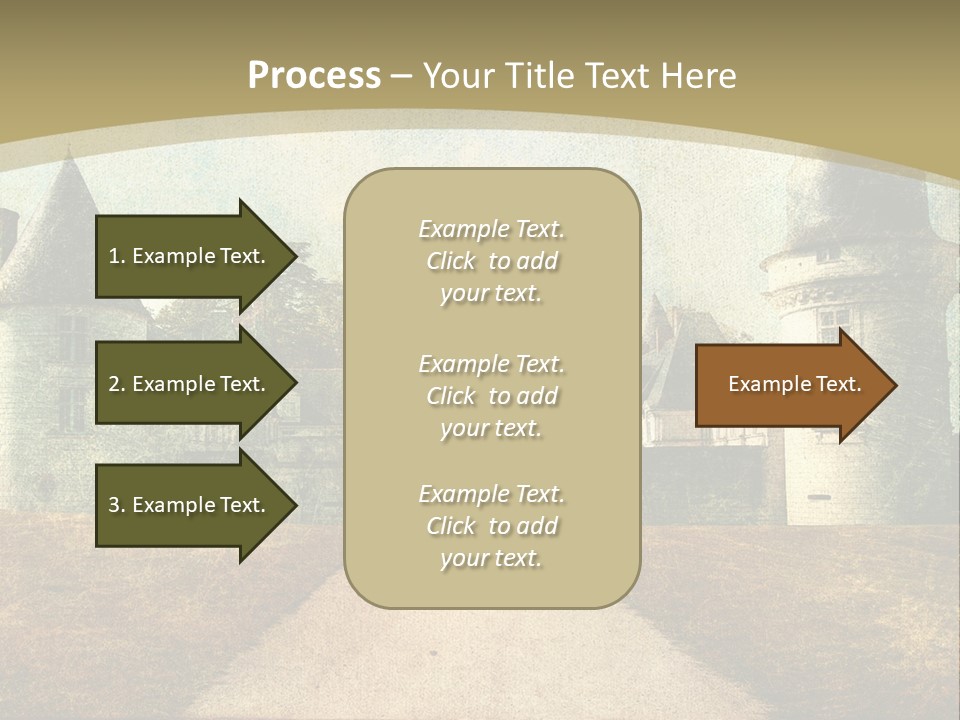 Picture Flower Scenic PowerPoint Template