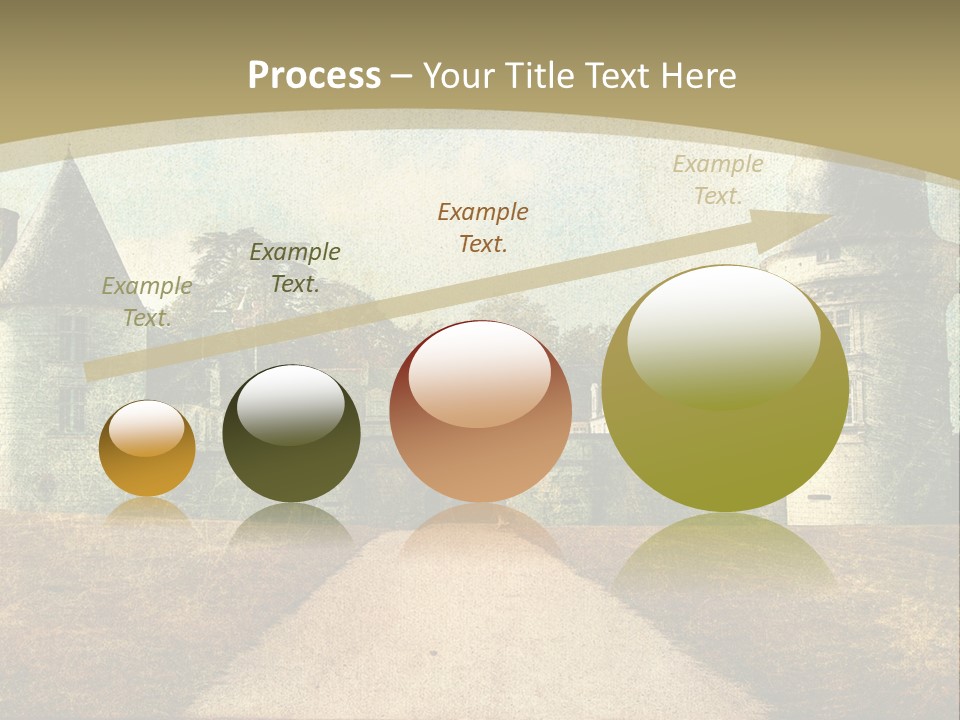 Picture Flower Scenic PowerPoint Template