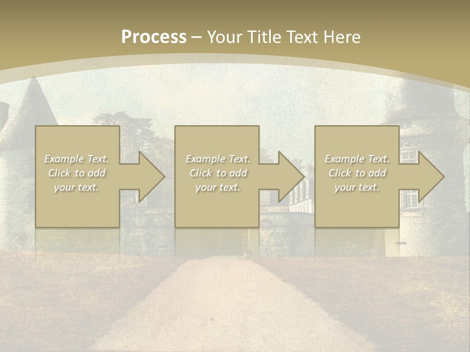 Picture Flower Scenic PowerPoint Template