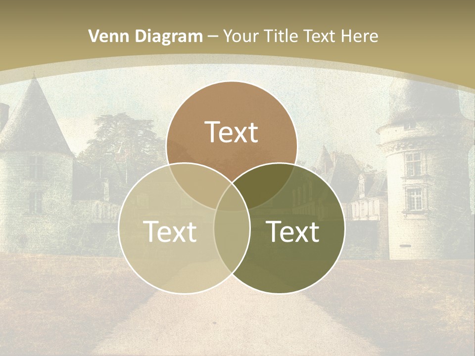 Picture Flower Scenic PowerPoint Template