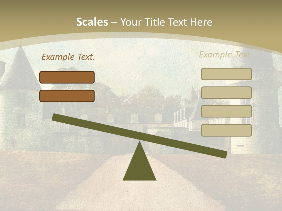 Picture Flower Scenic PowerPoint Template