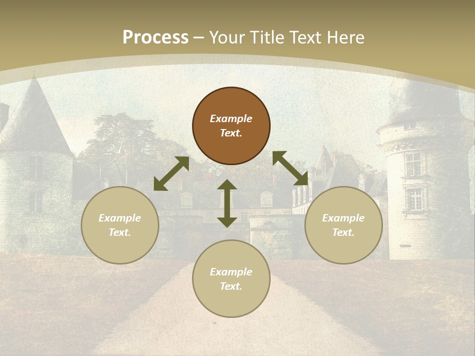 Picture Flower Scenic PowerPoint Template