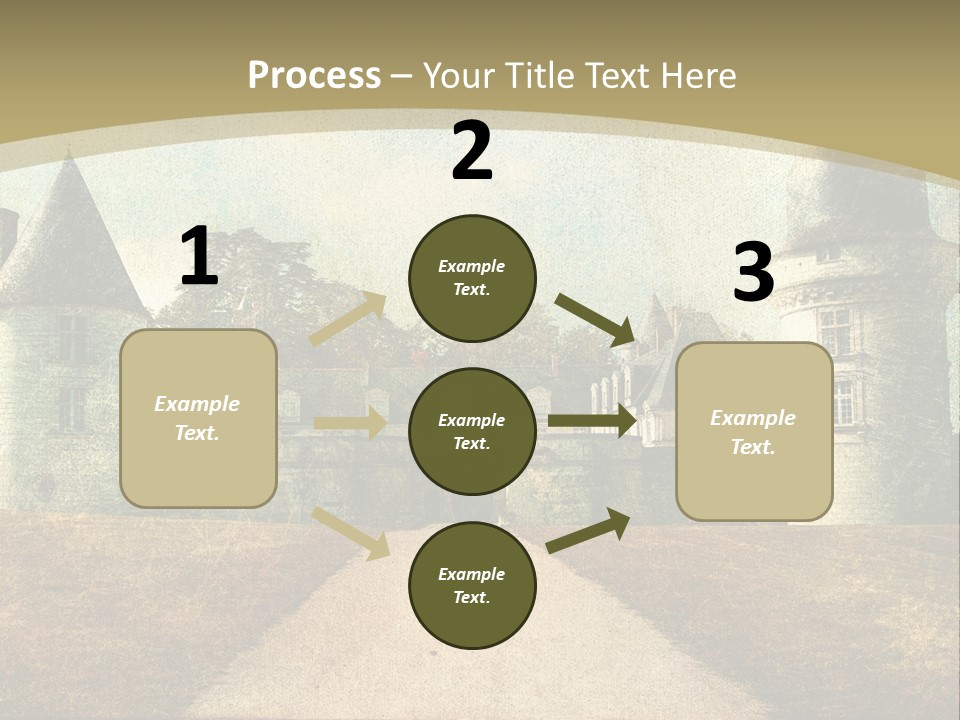 Picture Flower Scenic PowerPoint Template