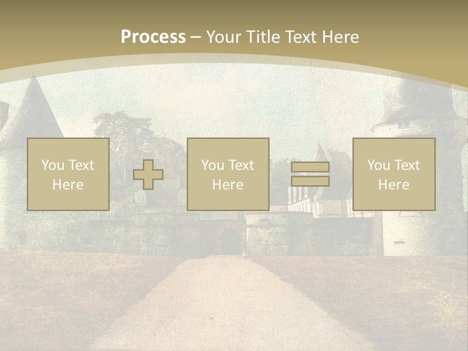 Picture Flower Scenic PowerPoint Template