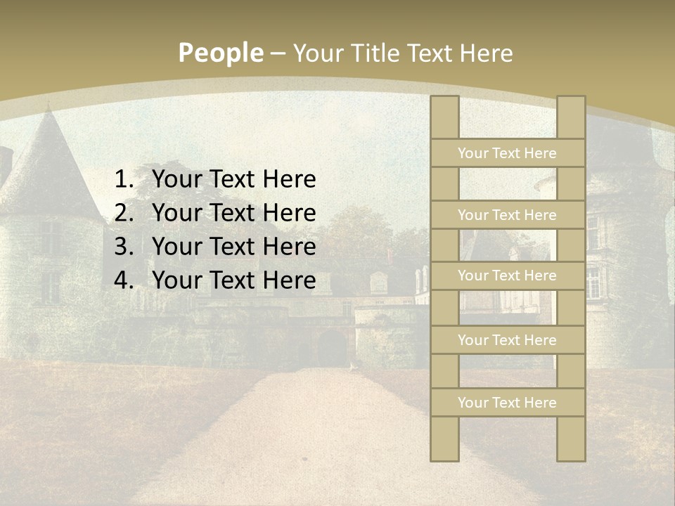 Picture Flower Scenic PowerPoint Template