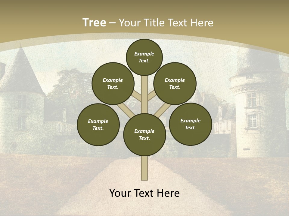 Picture Flower Scenic PowerPoint Template