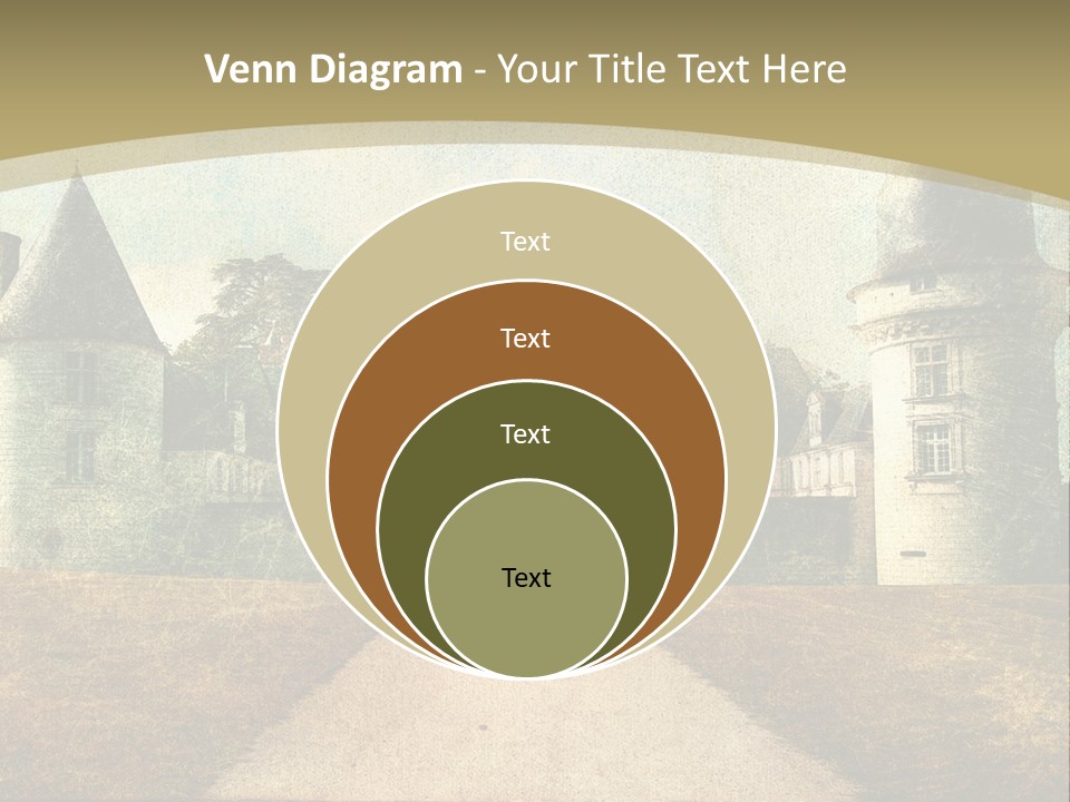 Picture Flower Scenic PowerPoint Template