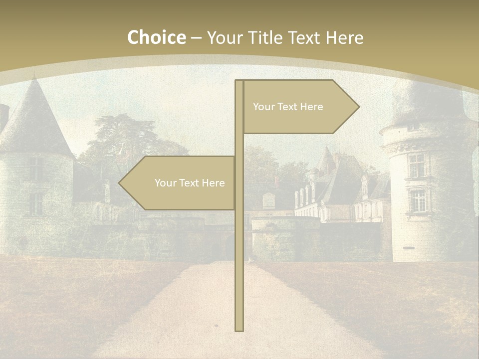 Picture Flower Scenic PowerPoint Template