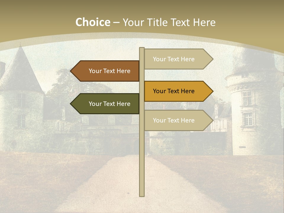 Picture Flower Scenic PowerPoint Template