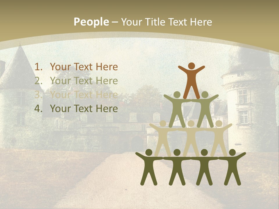 Picture Flower Scenic PowerPoint Template