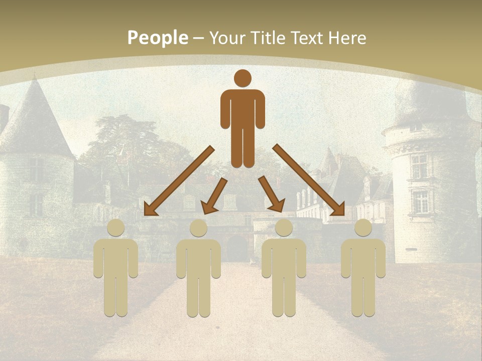 Picture Flower Scenic PowerPoint Template