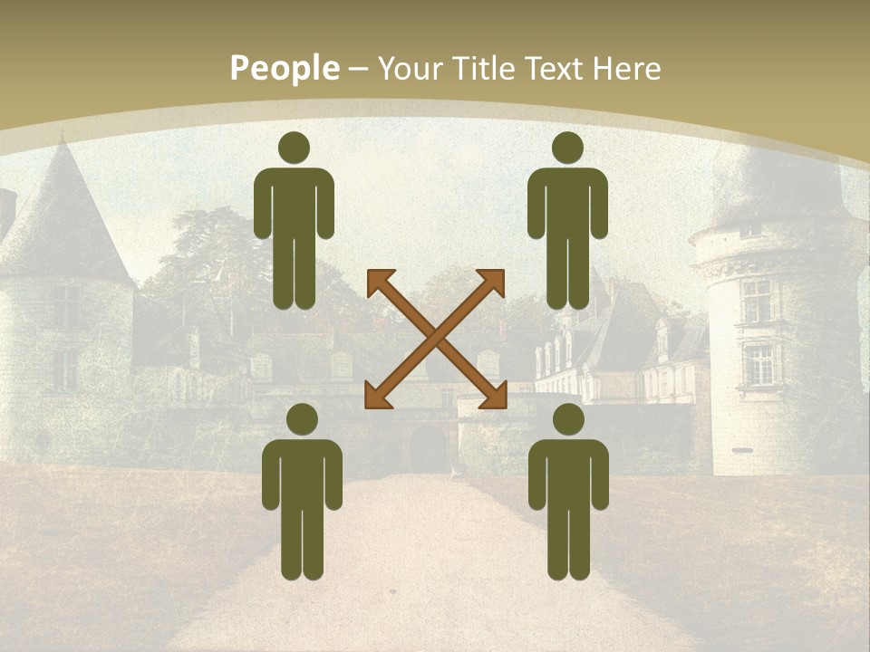 Picture Flower Scenic PowerPoint Template