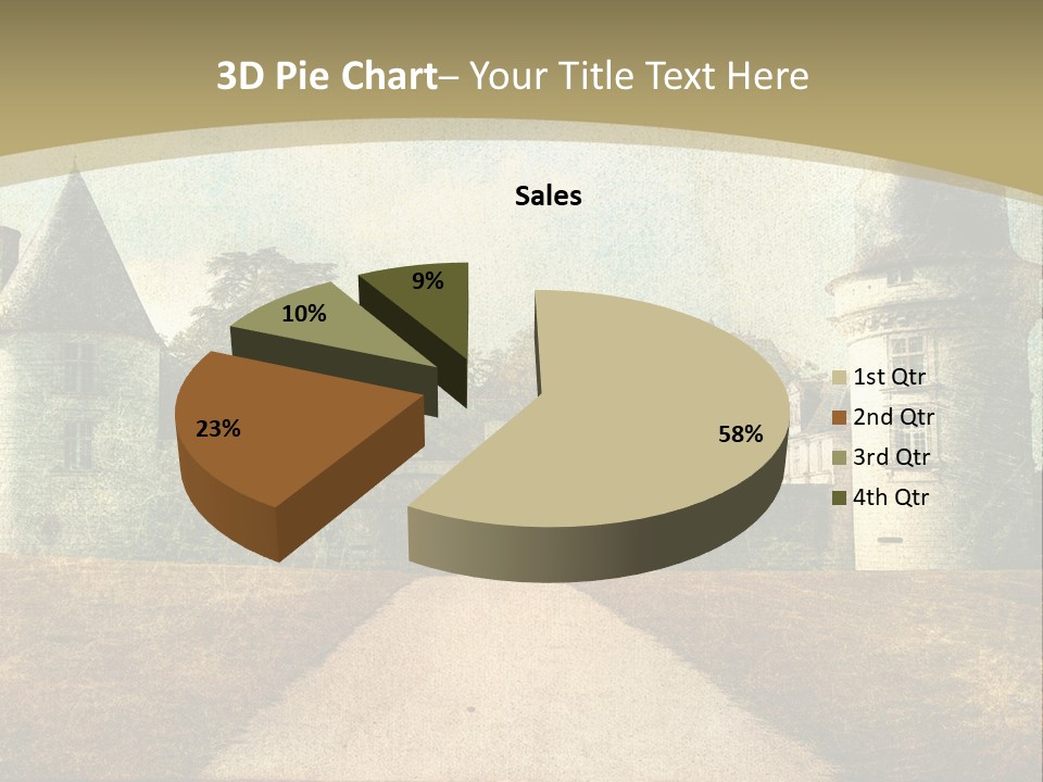 Picture Flower Scenic PowerPoint Template
