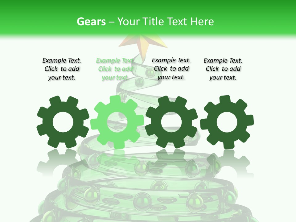 Flirt Standing Female PowerPoint Template