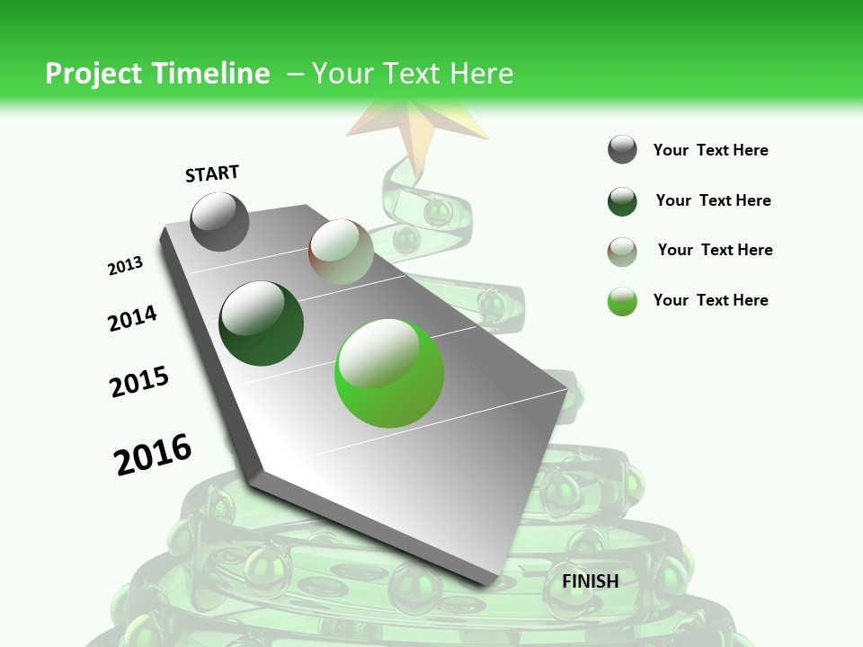 Flirt Standing Female PowerPoint Template