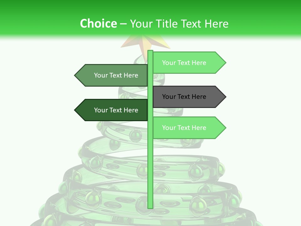 Flirt Standing Female PowerPoint Template