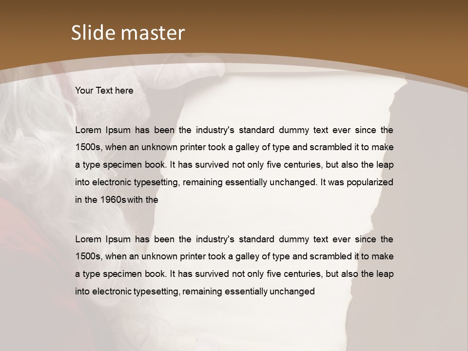 Room Humor Team PowerPoint Template