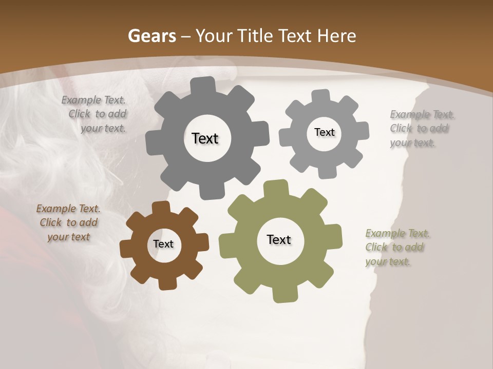 Room Humor Team PowerPoint Template