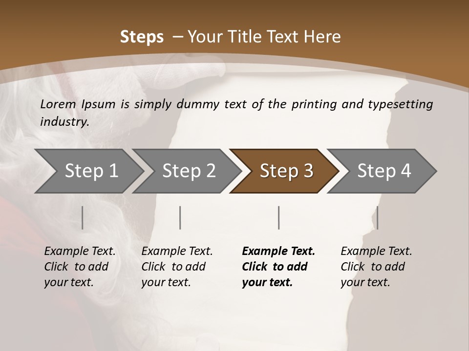 Room Humor Team PowerPoint Template