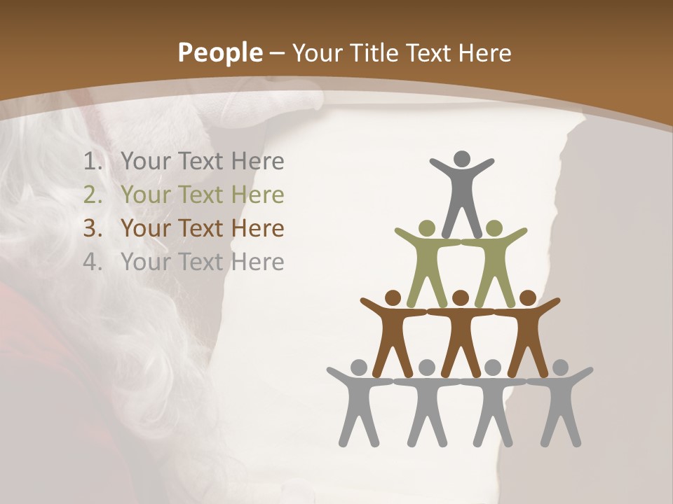 Room Humor Team PowerPoint Template