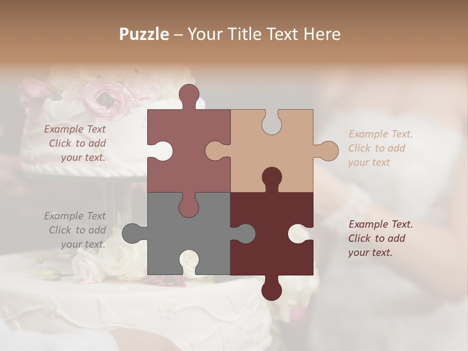 Marriage Floral Delicious PowerPoint Template