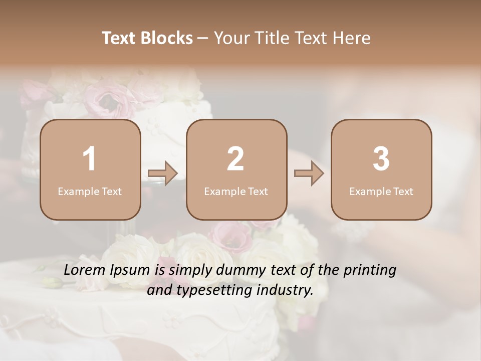 Marriage Floral Delicious PowerPoint Template