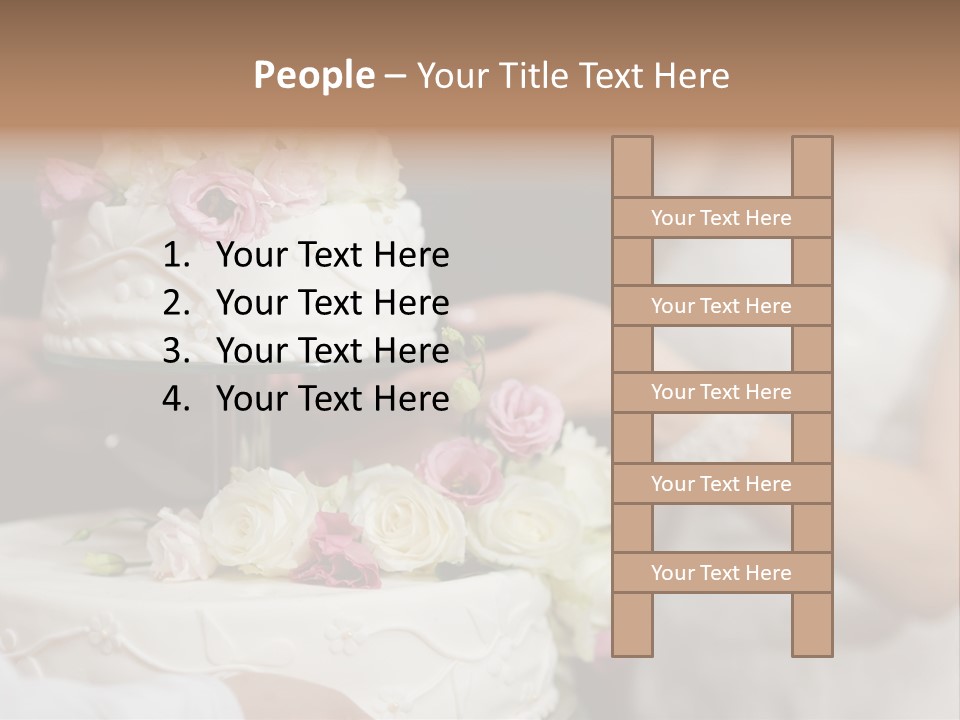 Marriage Floral Delicious PowerPoint Template