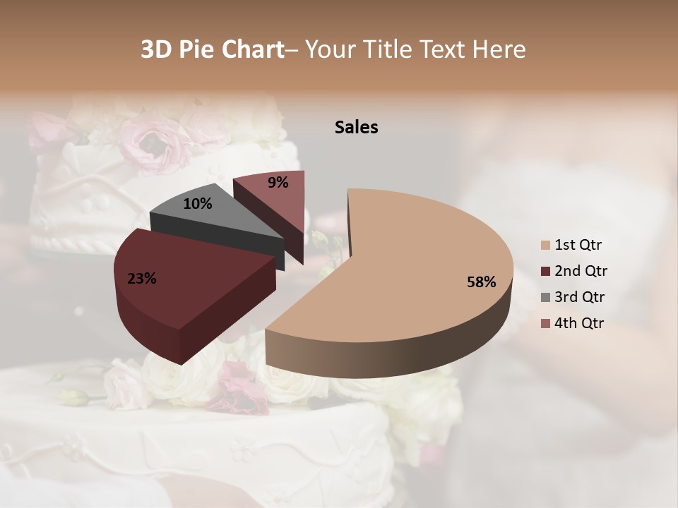 Marriage Floral Delicious PowerPoint Template