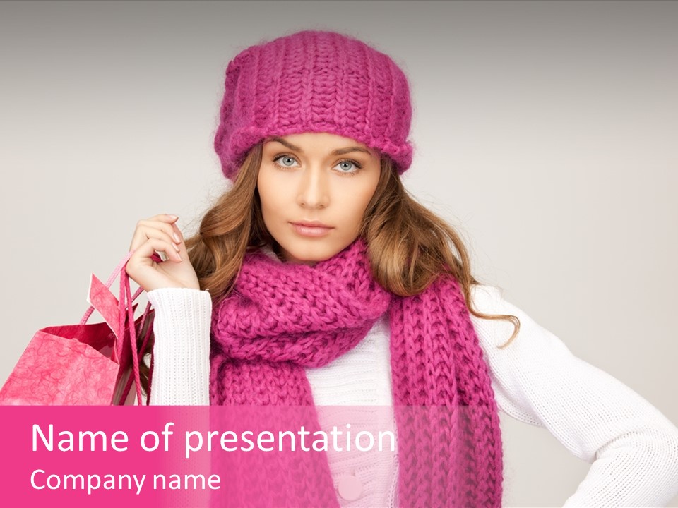 Customer Shopper Gifts PowerPoint Template
