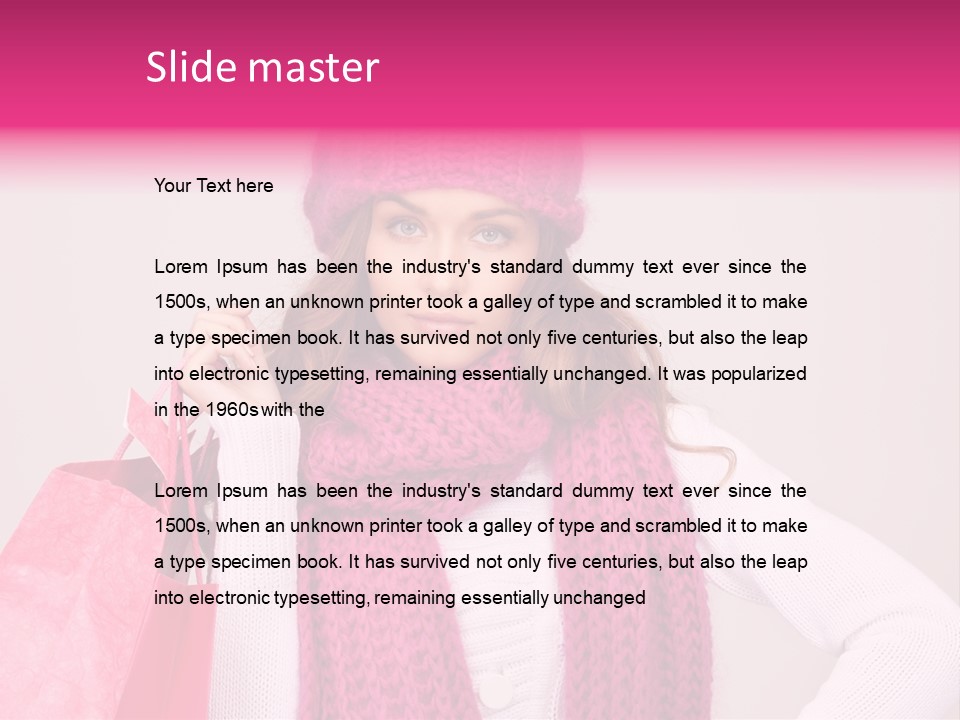 Customer Shopper Gifts PowerPoint Template