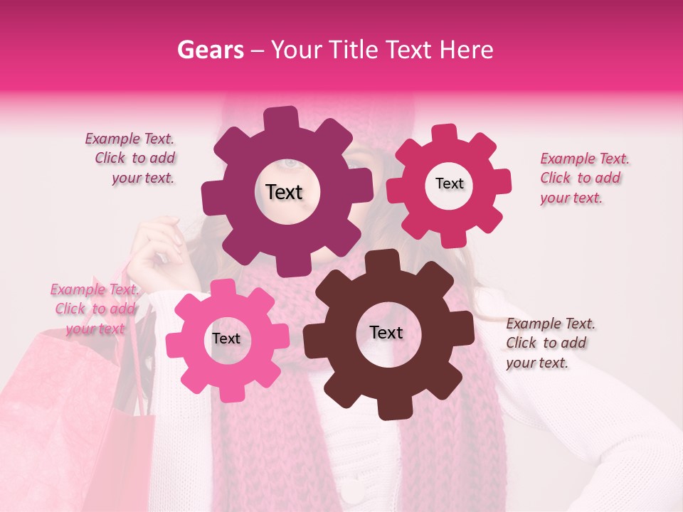 Customer Shopper Gifts PowerPoint Template