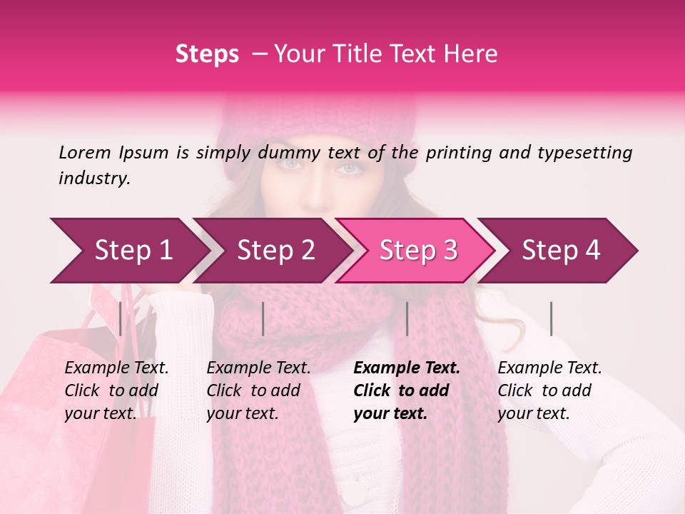 Customer Shopper Gifts PowerPoint Template