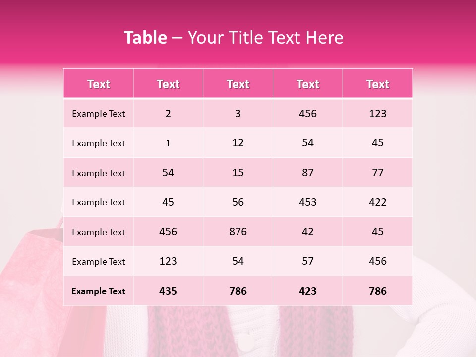 Customer Shopper Gifts PowerPoint Template