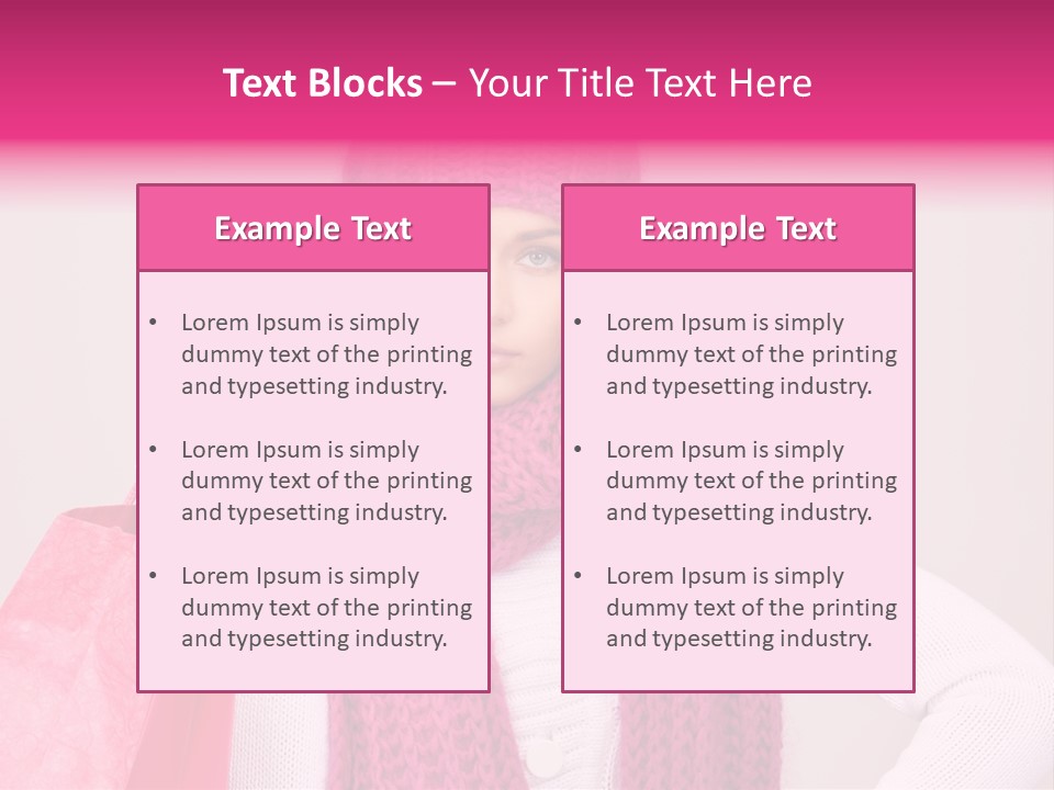 Customer Shopper Gifts PowerPoint Template