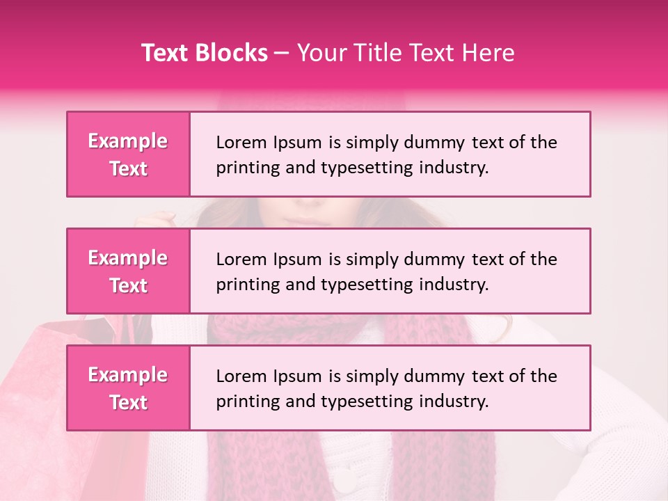 Customer Shopper Gifts PowerPoint Template