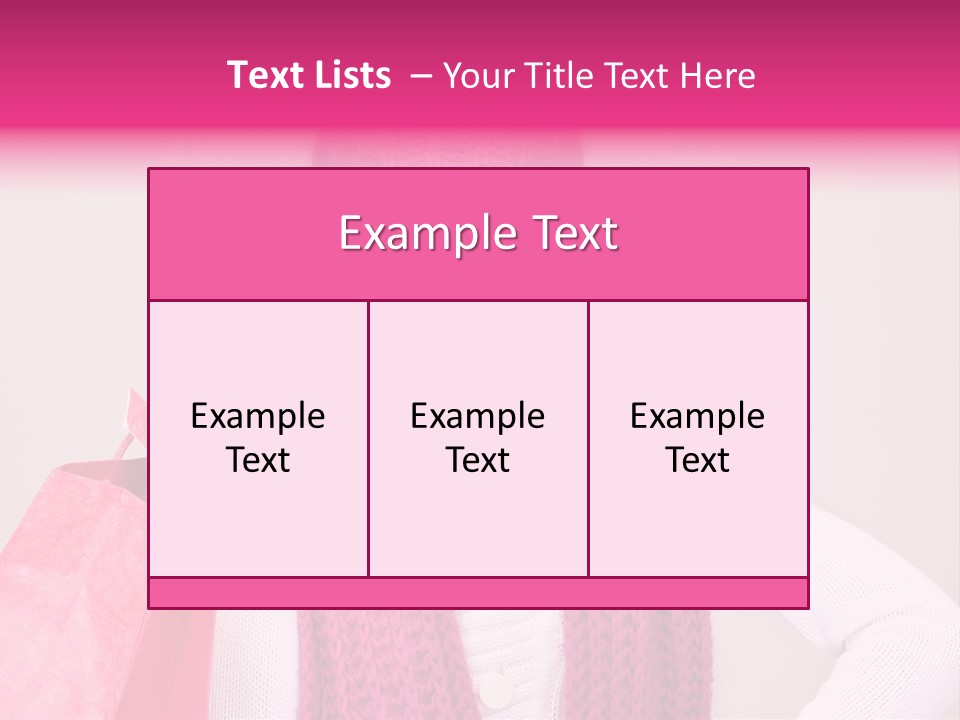 Customer Shopper Gifts PowerPoint Template