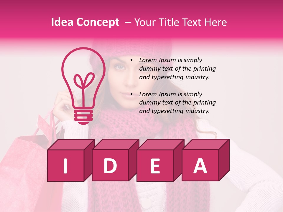 Customer Shopper Gifts PowerPoint Template