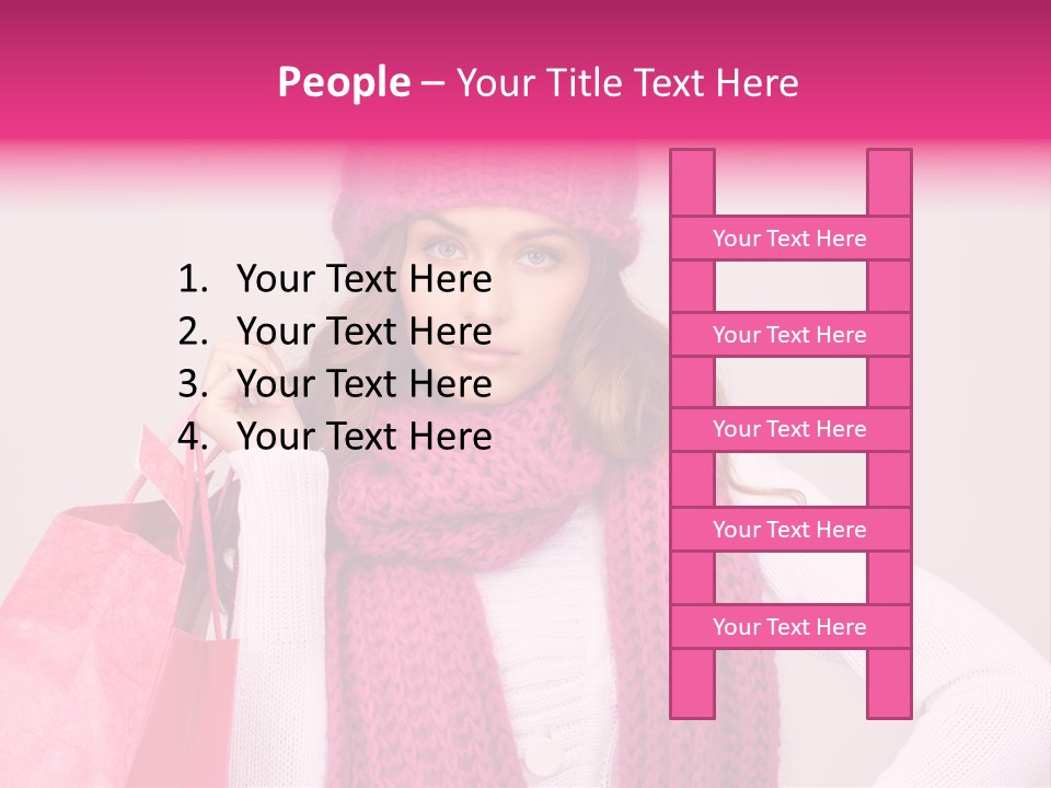 Customer Shopper Gifts PowerPoint Template
