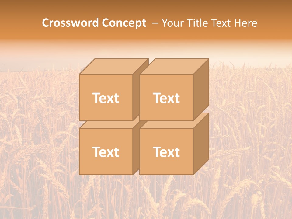 Group Field Farm PowerPoint Template