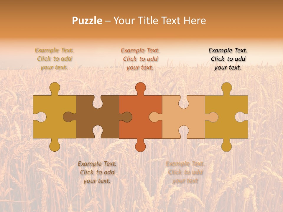 Group Field Farm PowerPoint Template