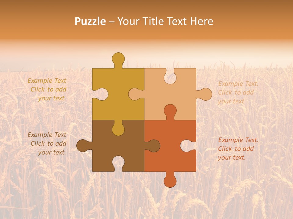 Group Field Farm PowerPoint Template