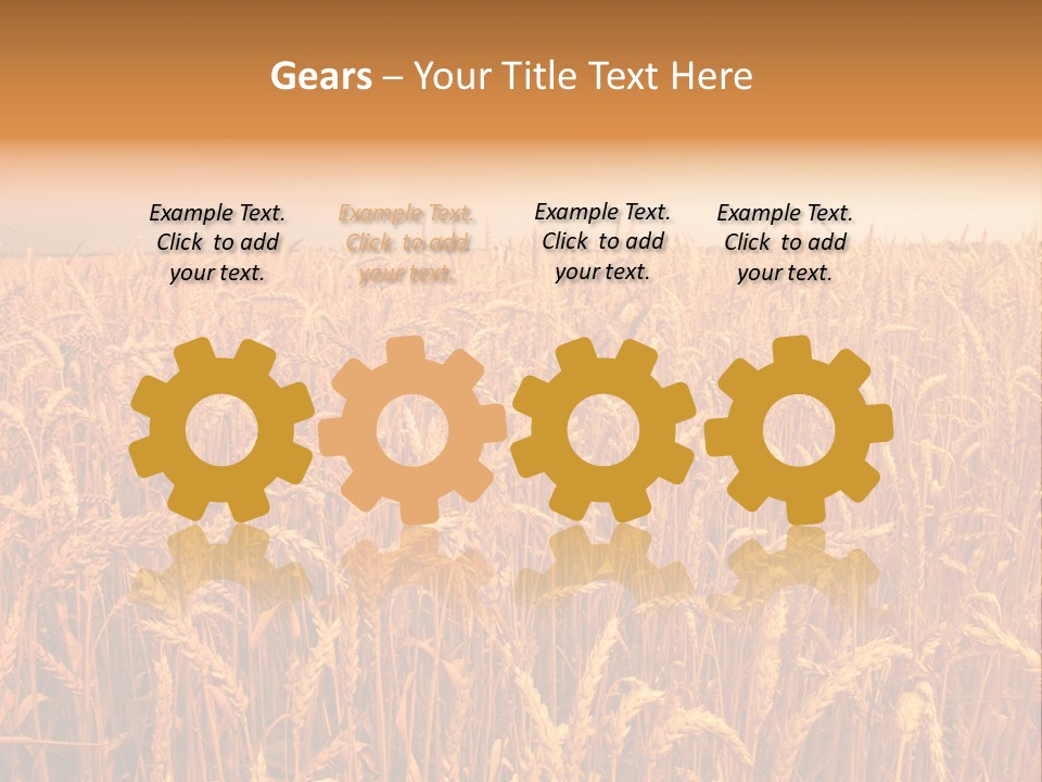 Group Field Farm PowerPoint Template